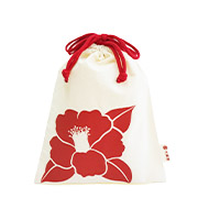 1色で印刷されたバッグ