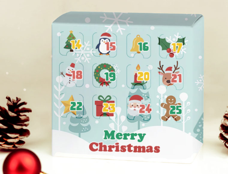 アドベントカレンダーの制作イメージ